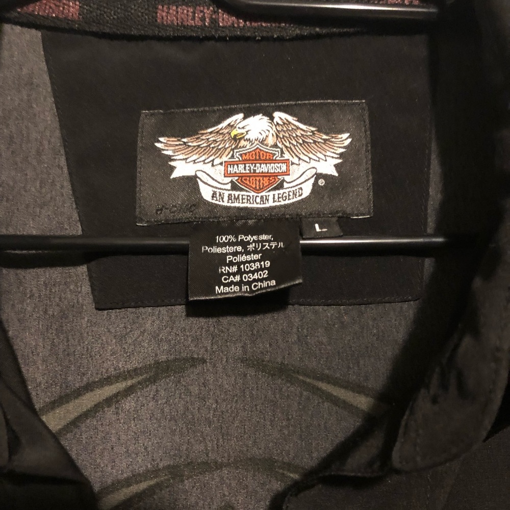 Men’s Harley Davidson button down